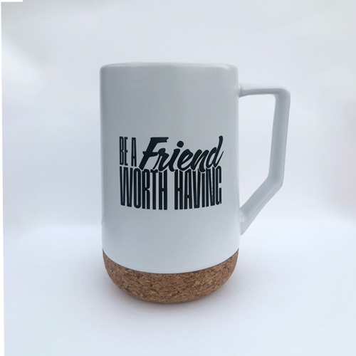 Table for One Ministries - Singles Ministry - Shop - white - mug - be a friend worth having